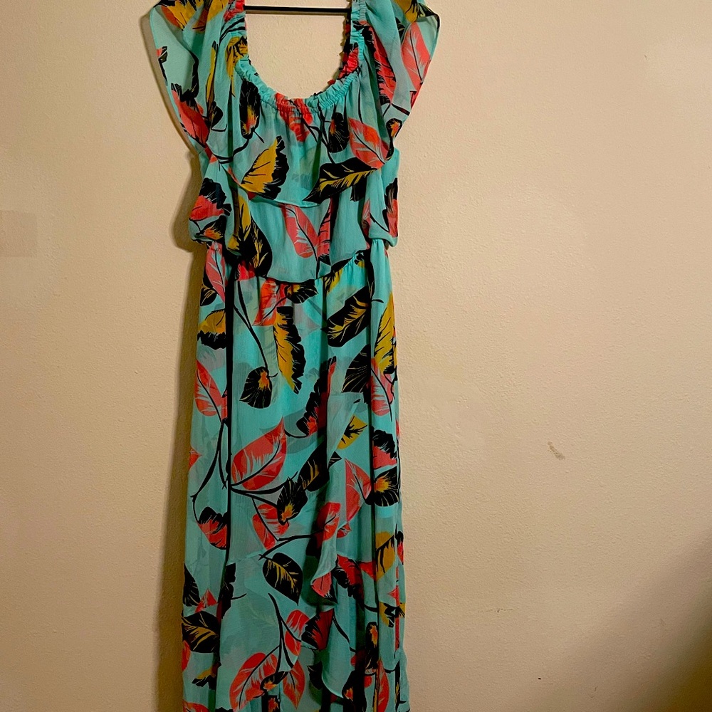 Maxi floral summer dress